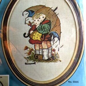 Vintage Paragon Hummel Stitchery Kit No. 0365 The Umbrella Children - Never Used